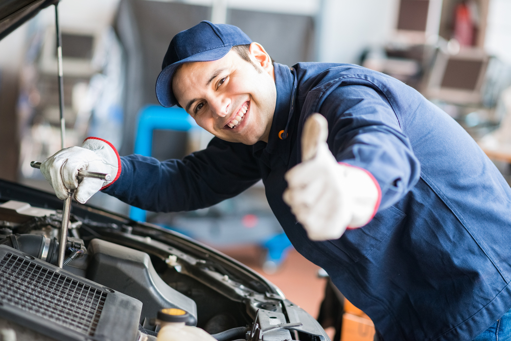 Mechanic Working Under Vehicle – BAAA Auto Service